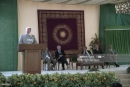 H.H. The Aga Khan speaking at the AKU